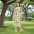 Flash Sale: Tropical Floral Pleated Midi Dress – DR1050