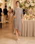 Pleated Asymmetrical Dress