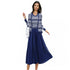 Two-in-one pleated dress with attached jacket - DR1103