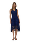 Sleeveless Lace Hi-Low Midi Dress - DR1452