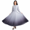long sleeve pleated dress with side-tie detail - DR1150