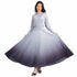 long sleeve pleated dress with side-tie detail - DR1150