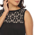 Sleeveless Laser Cut Midi Dress - DR1408