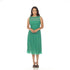 Sleeveless Laser Cut Midi Dress - DR1408