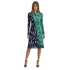 3/4 Sleeve Two Tone Dress - DR1418