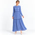 Pleated Tiered Maxi Dress