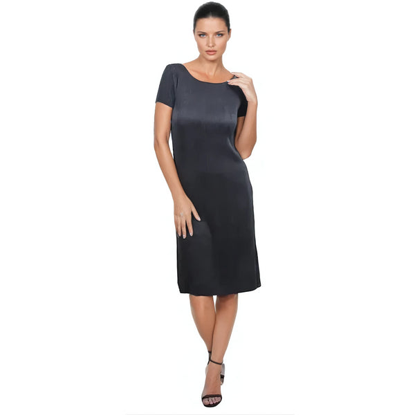 Cap Sleeve Classic Crinkle Dress - DR500