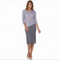 Modern Colorblock Midi Dress | Elegant Office & Evening Wear