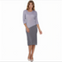 Modern Colorblock Midi Dress | Elegant Office & Evening Wear