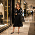 Chic Argyle Pleated Cropped Jacket – Modern Black & Grey Lightweight Cardigan