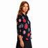 Black Multi Dot Pleated Jacket