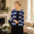 Midnight Bloom Pleated Print Jacket