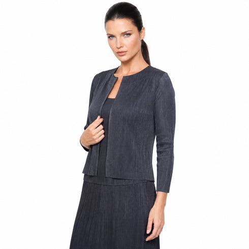 Elegant Magenta Cropped Jacket | Lightweight Women's Event Cardigan