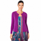 Elegant Magenta Cropped Jacket | Lightweight Women's Event Cardigan