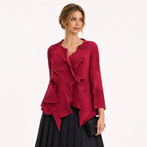 Sculptural Pleated Jacket