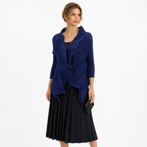 Sculptural Pleated Jacket