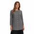 Solid Pleated Button Jacket, Grey & Green