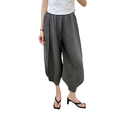 Pleated harem-style pants - PN1410