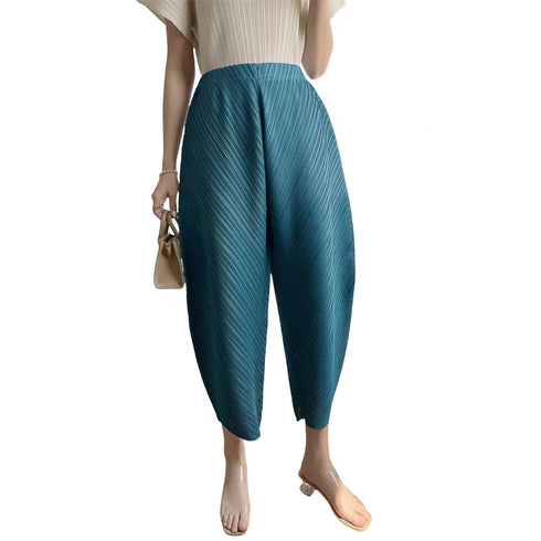 Pleated Relaxed Fit Pants - PN1420