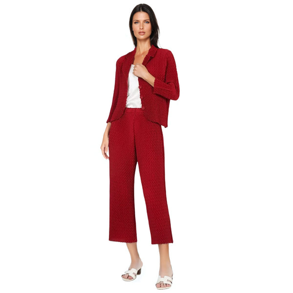 Textured 2-Piece Jacket & Pant Set - S1510