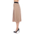 Pleated Midi Skirt - DR1025 Beige
