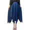 Asymetric Crinkle Skirts - SK1505