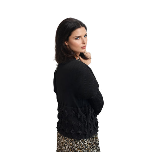 Textured Pleated Top - T1505