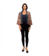 Floral Pleated Cape - T795