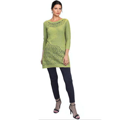 3/4 Sleeve Laser Cut Tonic - T575