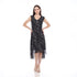Sleeveless High Low Crinkle Dress - DR1036