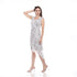 Sleeveless High Low Crinkle Dress - DR1036