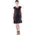Tulle Neck Sheath Crinkle Dress - DR408