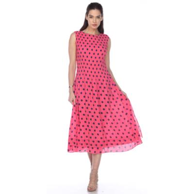 Flash Sale: Dot Print Crinkle Dress - DR937