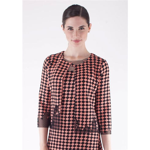 Illusion Tulle Crinkle Jacket - JK418