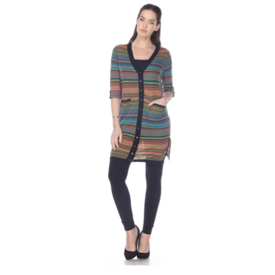 Multi Color Knit Cardigan