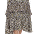 Crinkle H-L Floral Skirt - Beige SK1005